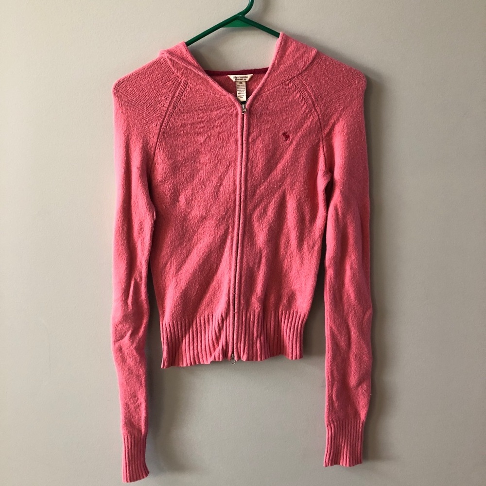 Abercrombie Kids zip up sweater. Extra Large.